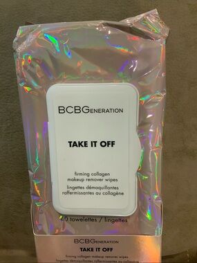 BCBGeneration Take It Off Firming Collagen Makeup Remover Wipes 60 Count New